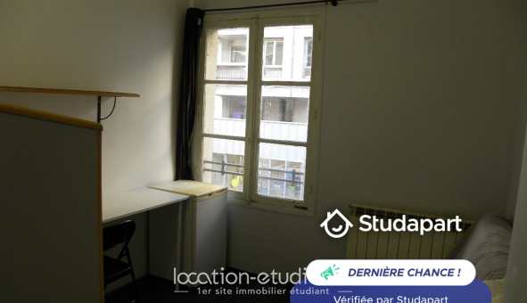 Colocation étudiante Studio &agrave; Paris 20ème arrondissement (75020)
