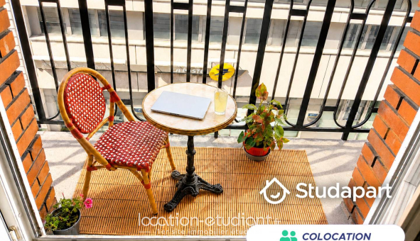 Colocation étudiante T3 &agrave; Paris 20ème arrondissement (75020)