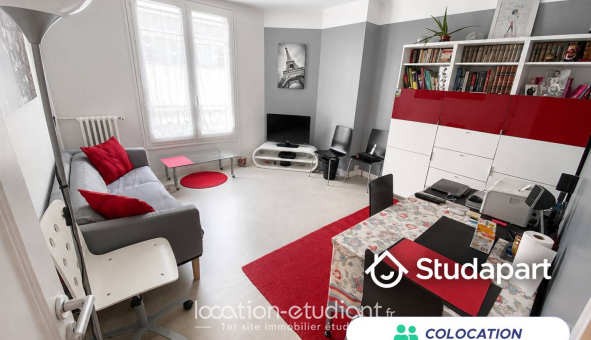 Colocation étudiante T3 &agrave; Paris 20ème arrondissement (75020)