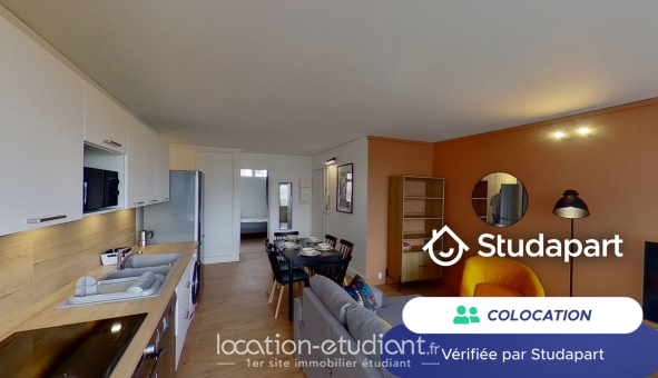 Colocation étudiante Duplex &agrave; Paris 20ème arrondissement (75020)