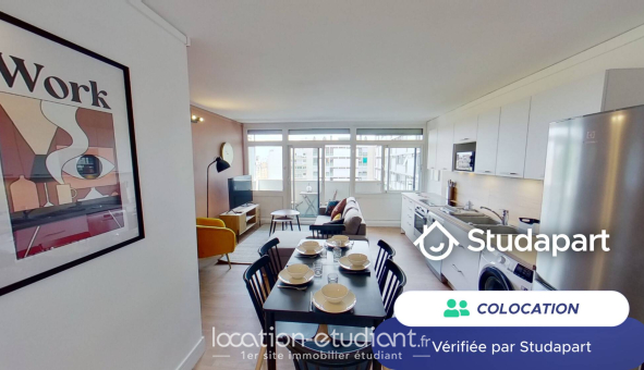Colocation étudiante Duplex &agrave; Paris 20ème arrondissement (75020)