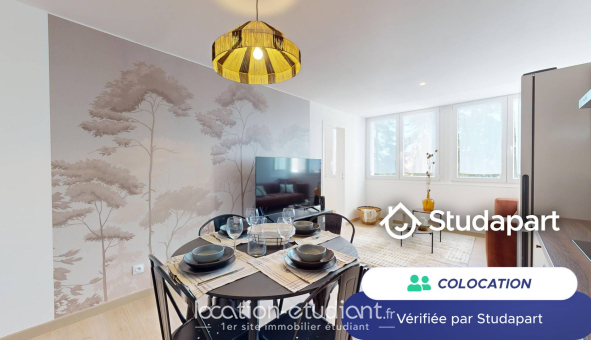 Colocation étudiante Studio &agrave; Pau (64000)
