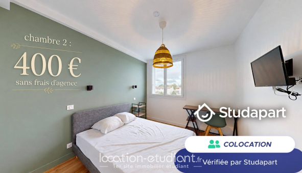 Colocation étudiante Studio &agrave; Pau (64000)
