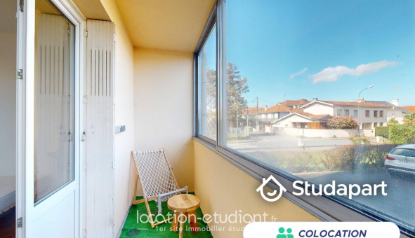 Colocation étudiante Studio &agrave; Pau (64000)