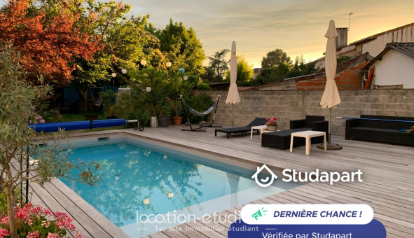 Colocation étudiante Studio &agrave; Pessac (33600)