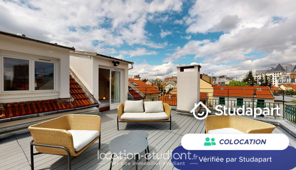 Colocation étudiante Studio &agrave; Puteaux (92800)