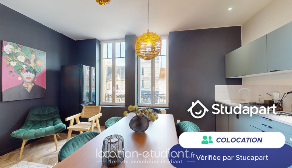 Colocation étudiante Studio &agrave; Reims (51100)