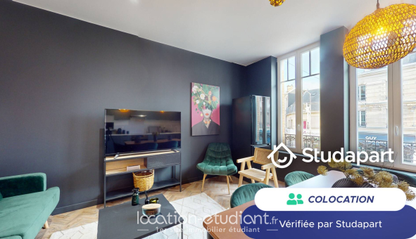 Colocation étudiante Studio &agrave; Reims (51100)
