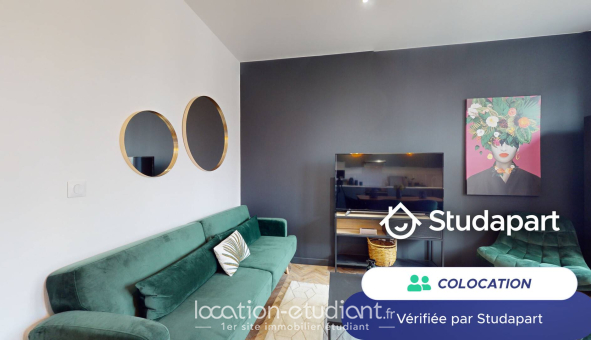 Colocation étudiante Studio &agrave; Reims (51100)