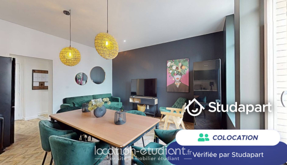 Colocation étudiante Studio &agrave; Reims (51100)