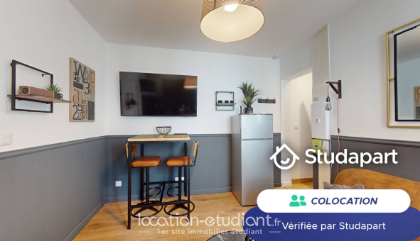 Colocation étudiante Studio &agrave; Reims (51100)