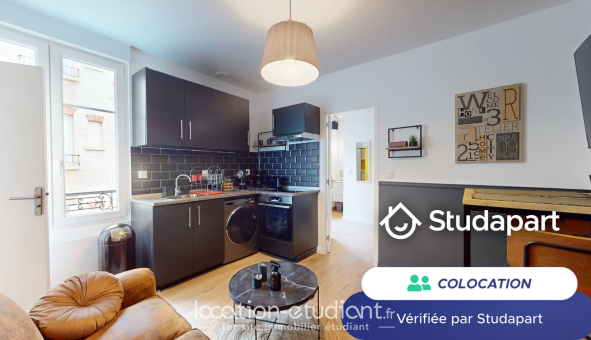 Colocation étudiante Studio &agrave; Reims (51100)