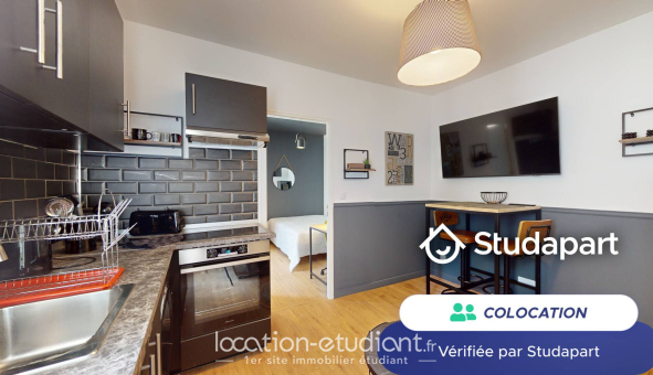 Colocation étudiante Studio &agrave; Reims (51100)