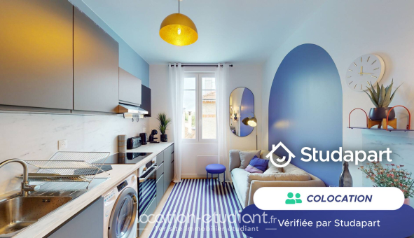Colocation étudiante Studio &agrave; Reims (51100)