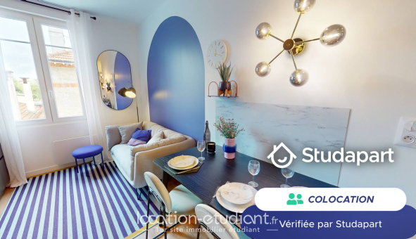 Colocation étudiante Studio &agrave; Reims (51100)
