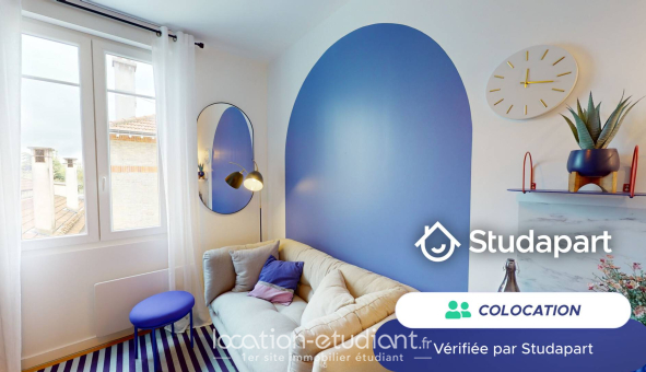 Colocation étudiante Studio &agrave; Reims (51100)