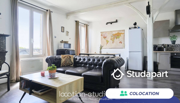 Colocation étudiante Duplex &agrave; Reims (51100)