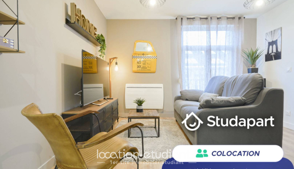 Colocation étudiante Studio &agrave; Reims (51100)