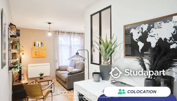 Colocation étudiante Studio &agrave; Reims (51100)