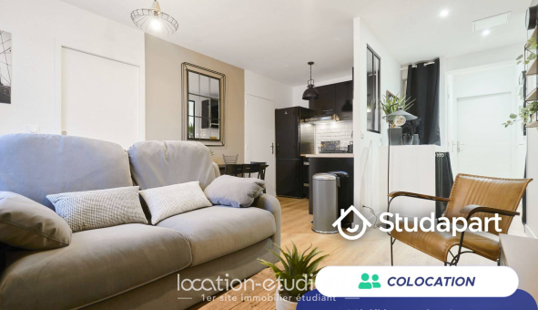 Colocation étudiante Studio &agrave; Reims (51100)