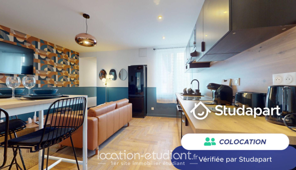 Colocation étudiante Studio &agrave; Reims (51100)