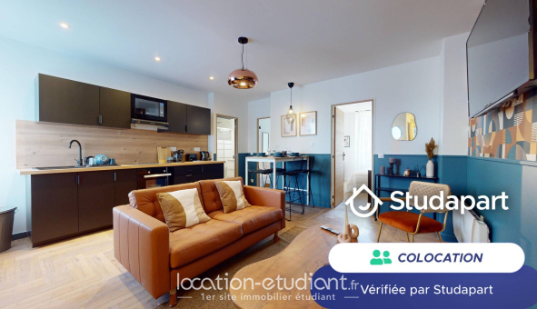Colocation étudiante Studio &agrave; Reims (51100)