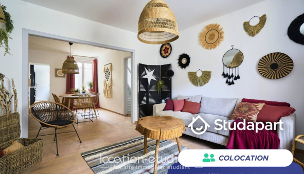 Colocation étudiante Duplex &agrave; Reims (51100)