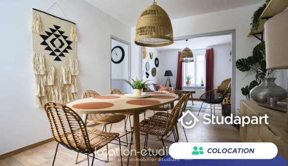 Colocation étudiante Duplex &agrave; Reims (51100)