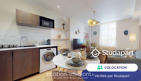 Colocation étudiante Studio &agrave; Reims (51100)