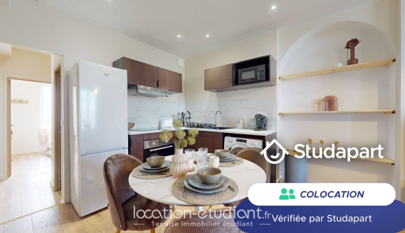 Colocation étudiante Studio &agrave; Reims (51100)