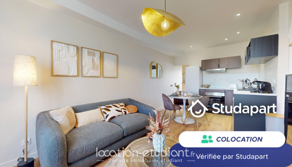 Colocation étudiante Studio &agrave; Reims (51100)