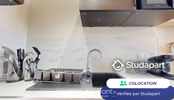 Colocation étudiante Studio &agrave; Reims (51100)