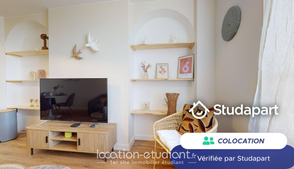 Colocation étudiante Studio &agrave; Reims (51100)