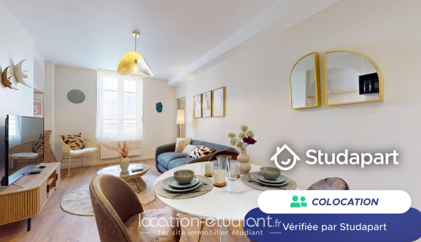 Colocation étudiante Studio &agrave; Reims (51100)