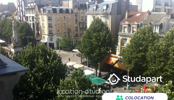 Colocation étudiante Studio &agrave; Reims (51100)