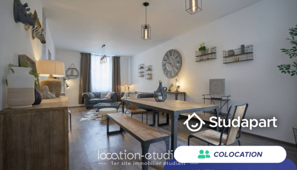 Colocation étudiante Studio &agrave; Reims (51100)