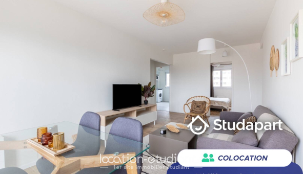 Colocation étudiante Studio &agrave; Reims (51100)