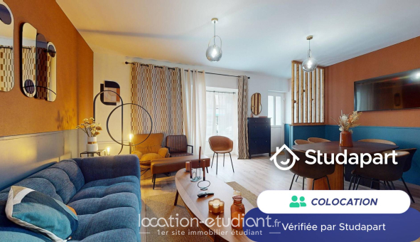 Colocation étudiante Studio &agrave; Reims (51100)