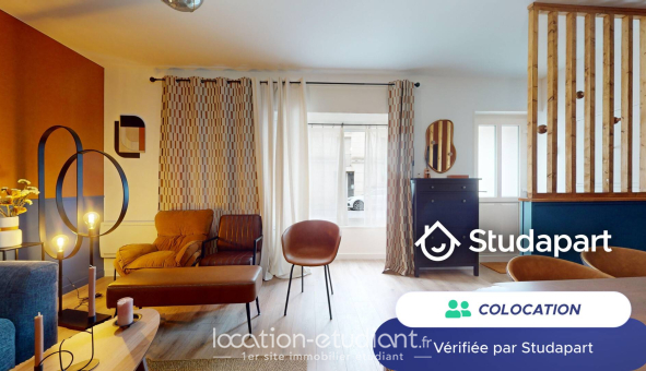 Colocation étudiante Studio &agrave; Reims (51100)
