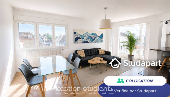 Colocation étudiante Studio &agrave; Reims (51100)