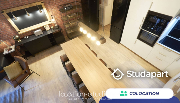 Colocation étudiante Studio &agrave; Reims (51100)