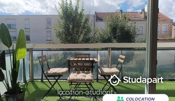Colocation étudiante Studio &agrave; Reims (51100)