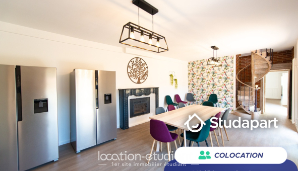 Colocation étudiante Studio &agrave; Reims (51100)