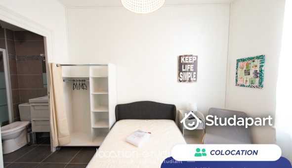 Colocation étudiante Studio &agrave; Reims (51100)