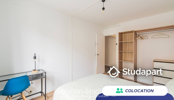 Colocation étudiante Studio &agrave; Reims (51100)