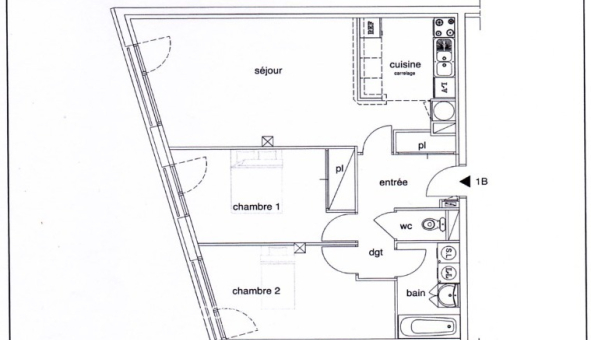Colocation étudiante T3 &agrave; Reims (51100)
