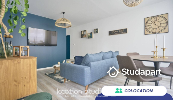 Colocation étudiante T4 &agrave; Reims (51100)