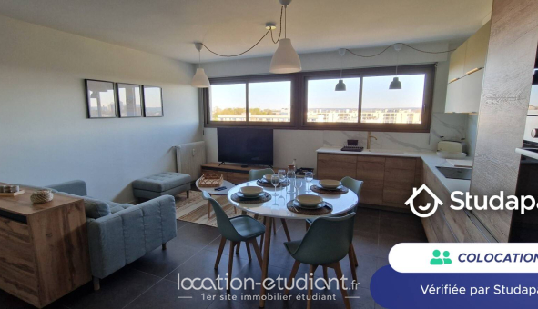 Colocation étudiante Studio &agrave; Reims (51100)
