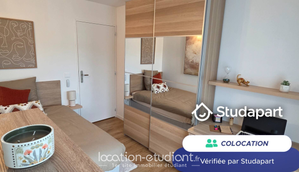 Colocation étudiante Studio &agrave; Reims (51100)