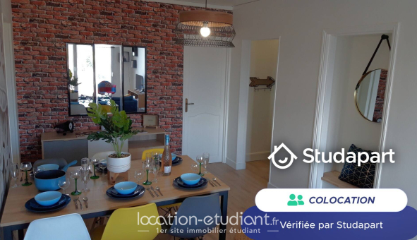 Colocation étudiante Studio &agrave; Reims (51100)